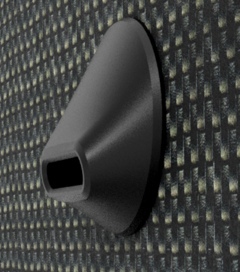 RS DOOR PULL (PAIR) - CNC BLACK Satin Finish ALUMINUM - Image 7