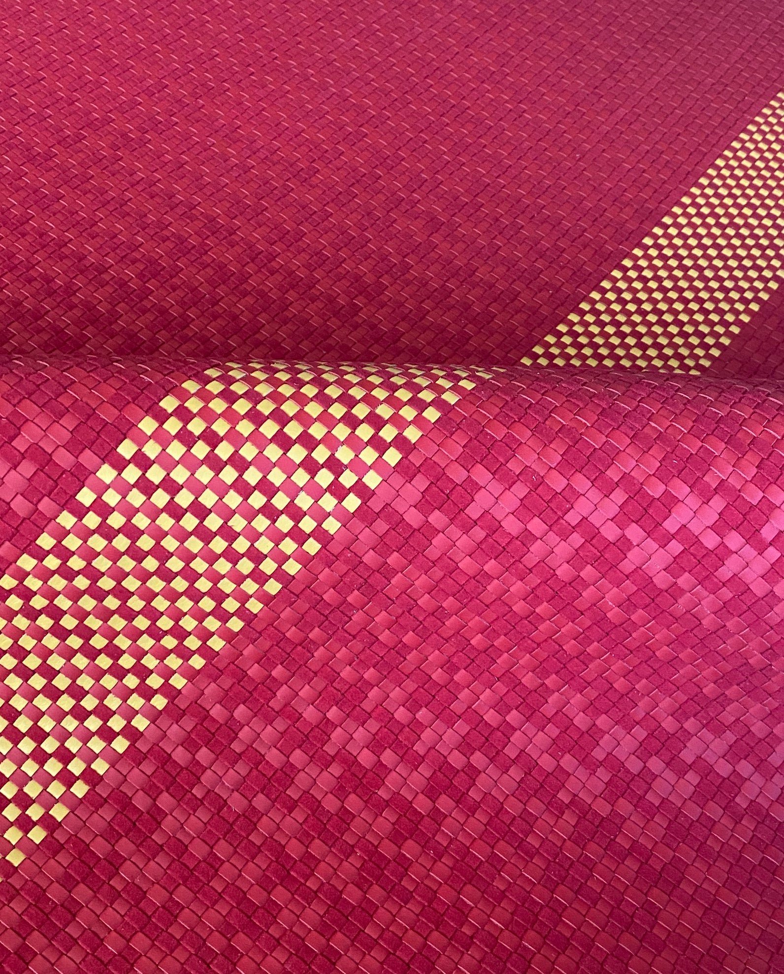 REAL Woven Leather - Solid and Custom Patterns (Tartan, Houndstooth, Custom) - Image 17