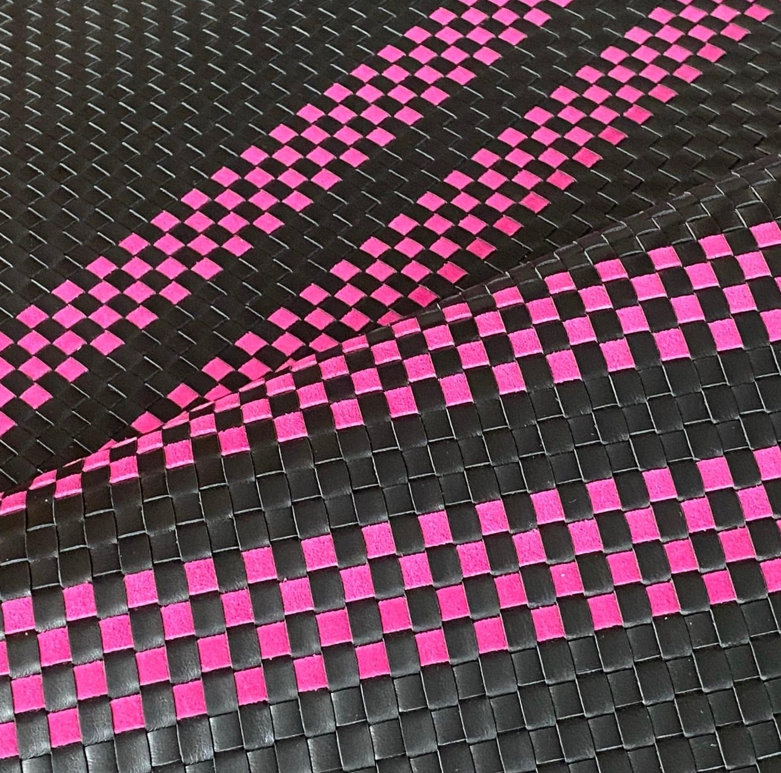 REAL Woven Leather - Solid and Custom Patterns (Tartan, Houndstooth, Custom) - Image 26