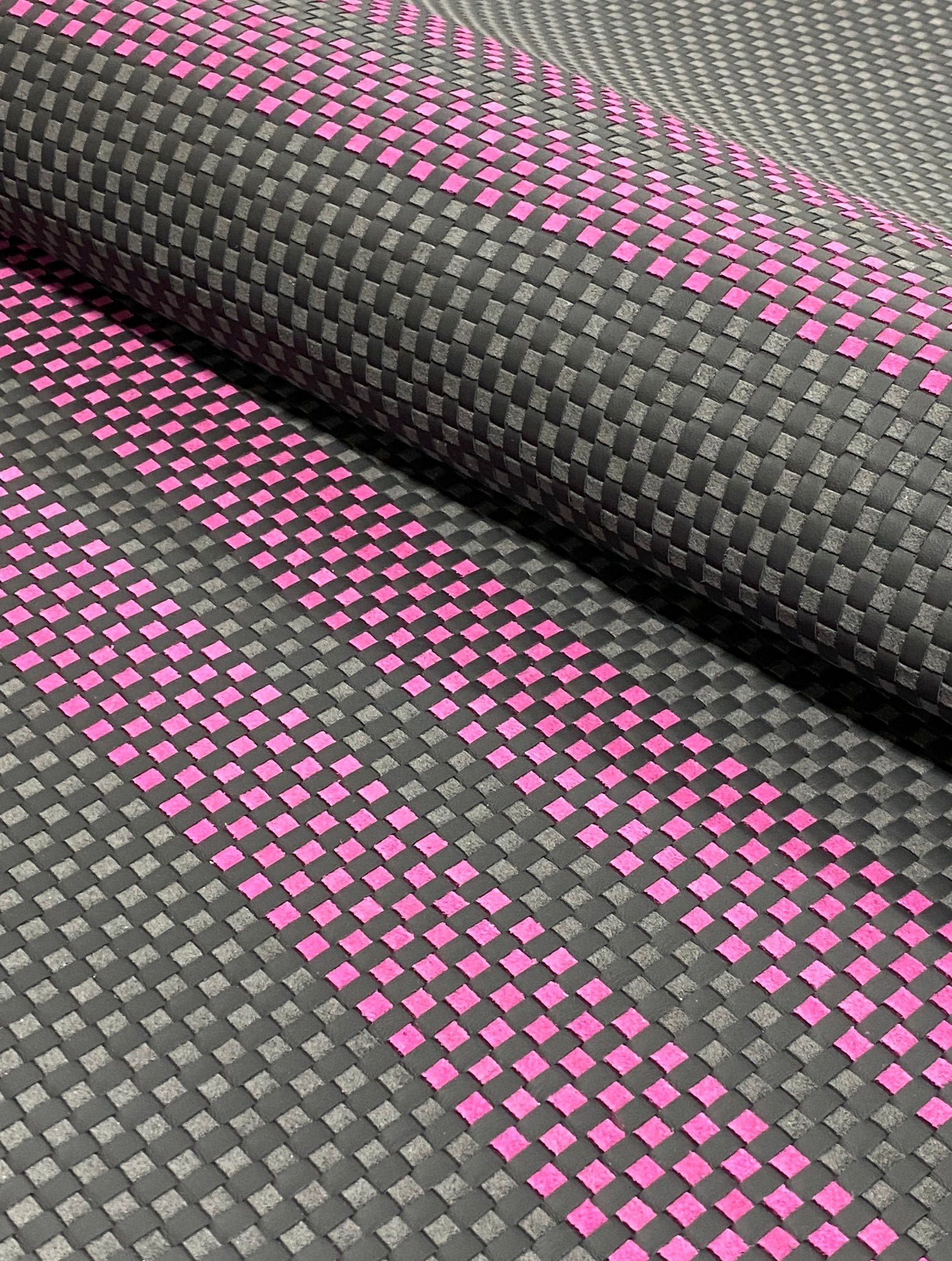 REAL Woven Leather - Solid and Custom Patterns (Tartan, Houndstooth, Custom) - Image 9