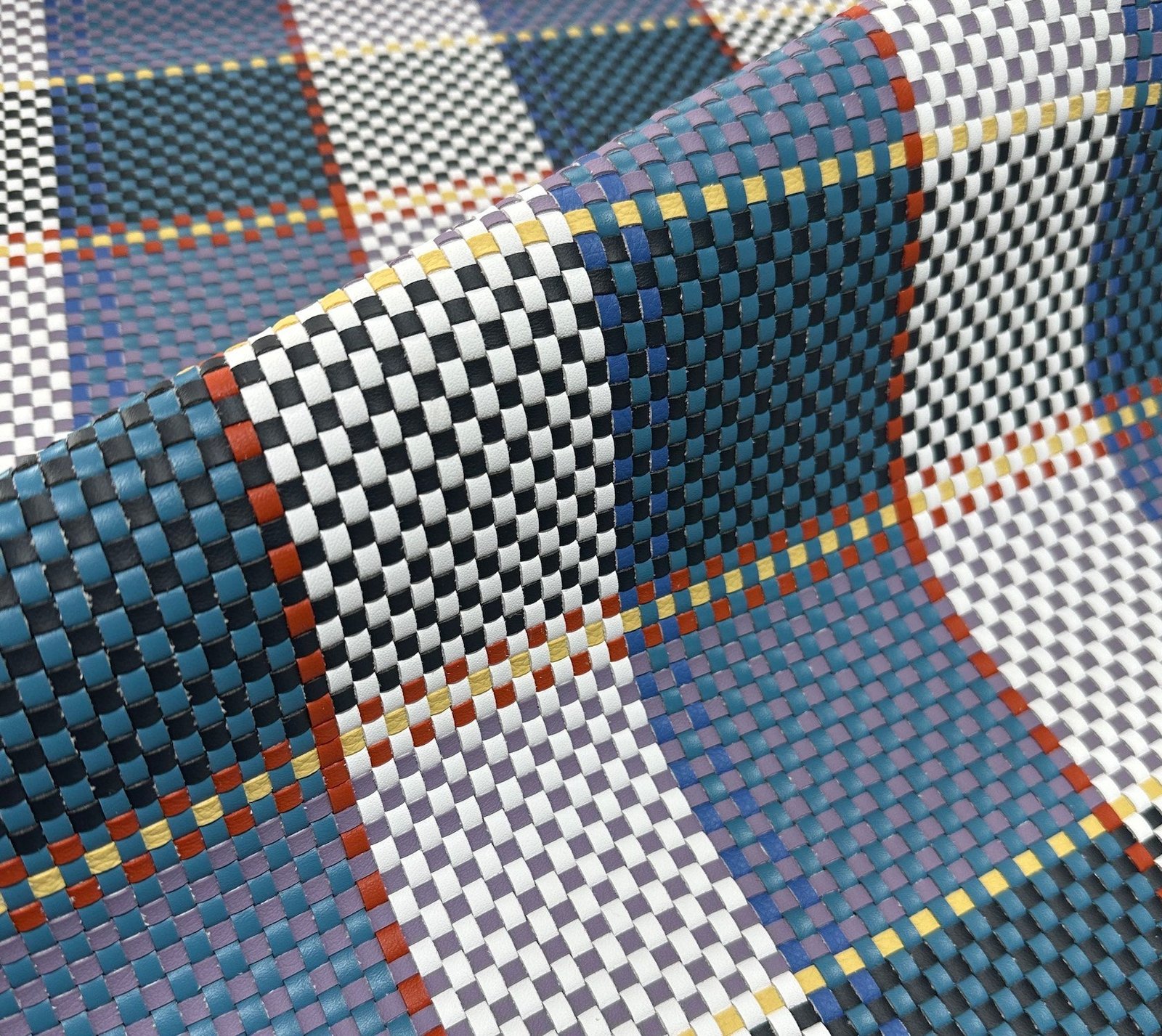 REAL Woven Leather - Solid and Custom Patterns (Tartan, Houndstooth, Custom) - Image 5