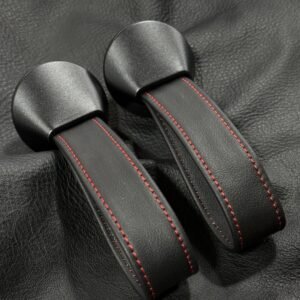 RS DOOR PULL (PAIR) - CNC BLACK Satin Finish ALUMINUM
