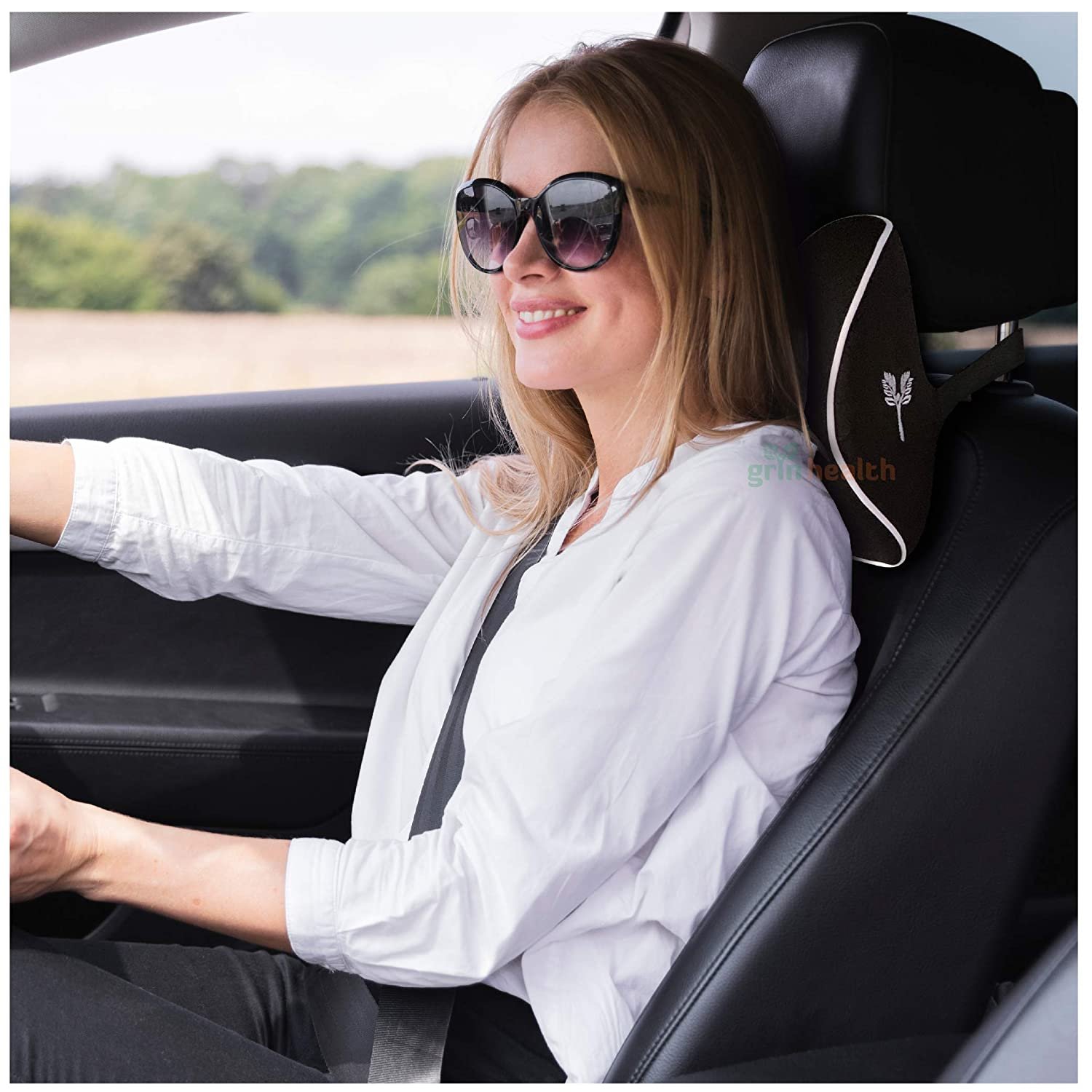 Car Neck Rest Pillow (Large Curve) Contour Design Medium Balanced Neck Support - Image 7