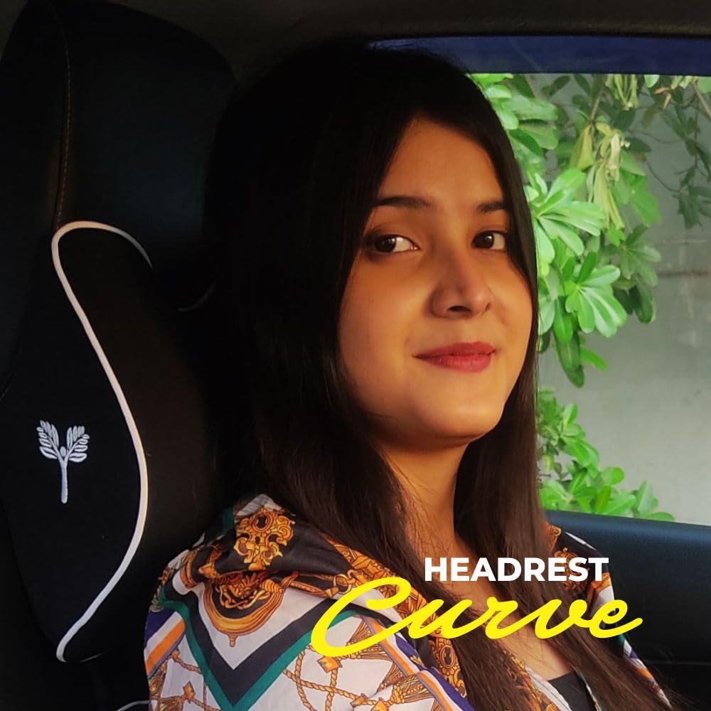 Car Neck Rest Pillow (Large Curve) Contour Design Medium Balanced Neck Support - Image 3