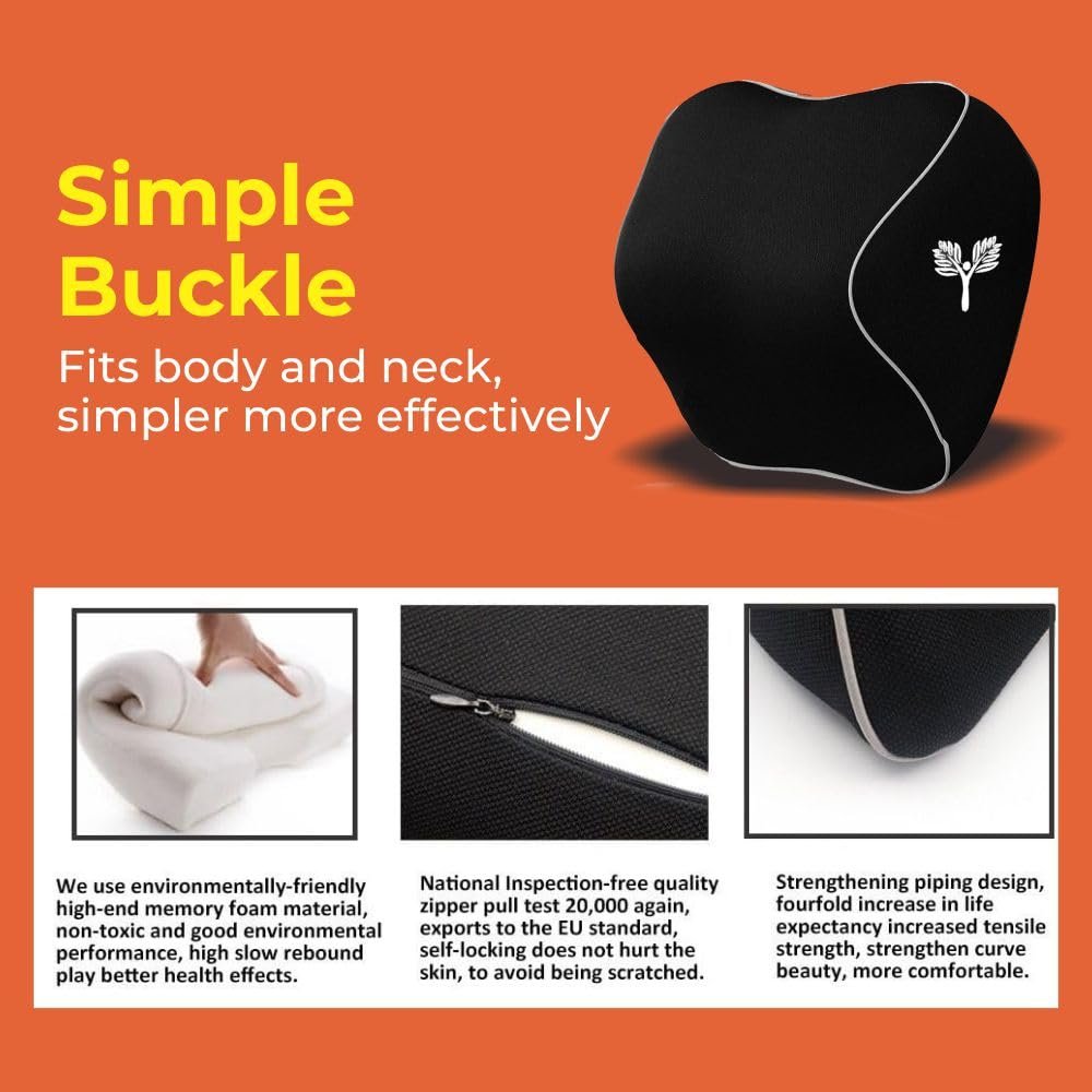Car Neck Rest Pillow (Large) Added Comfort Support for Extra Cushioning - Image 8
