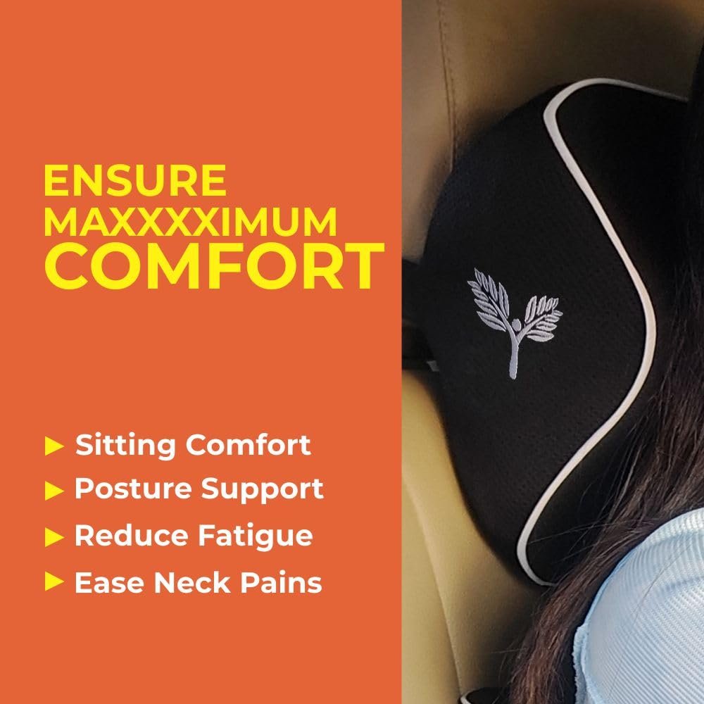 Car Neck Rest Pillow (Large) Added Comfort Support for Extra Cushioning - Image 4