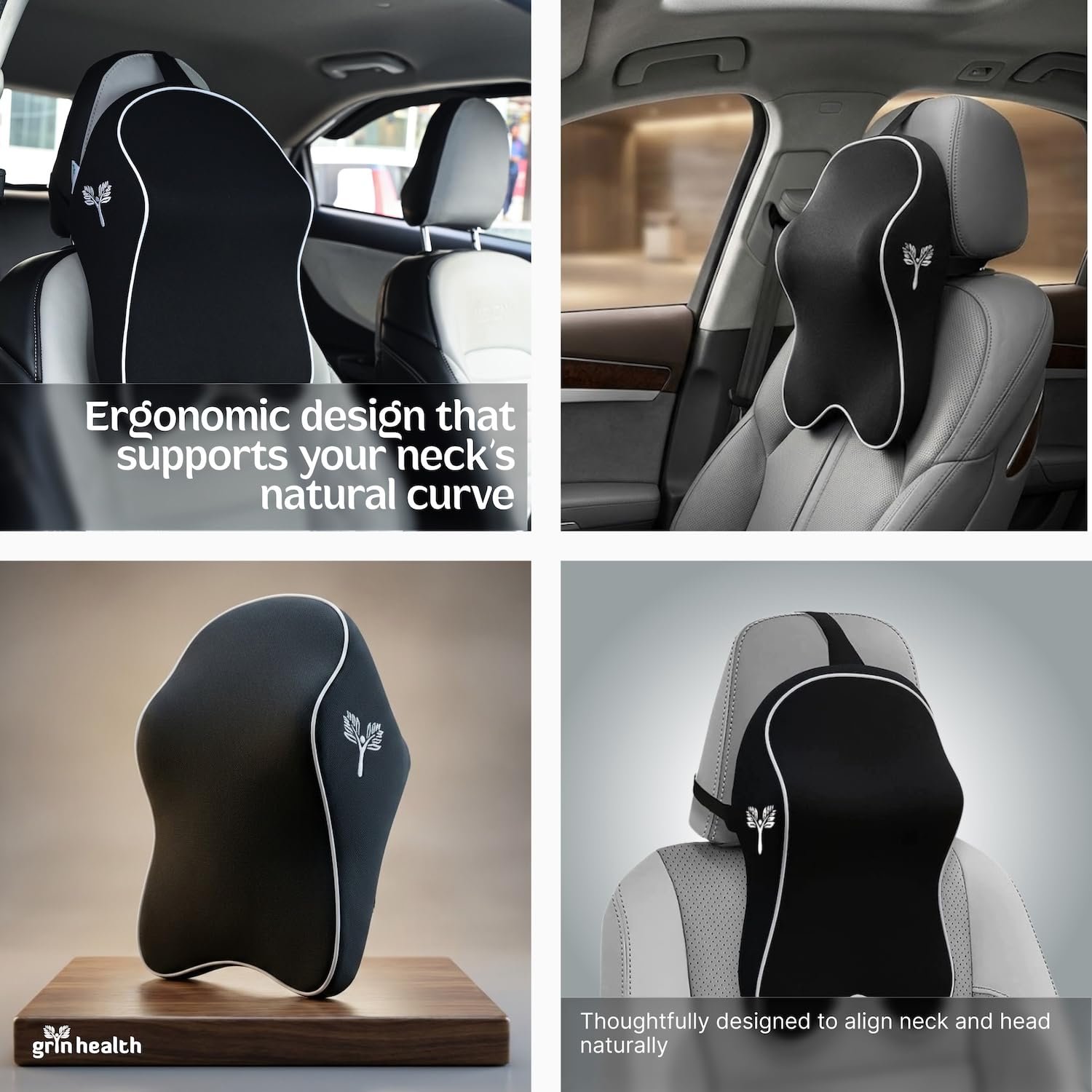Car Neck Rest Pillow (Large Plus) Extra Deep Neck Support - Image 4