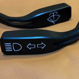 Extended Turn Signal and Wiper Stalks (sold as Pair) - Porsche 911 1975 to 1989 Carrera (1 or 2) and 964