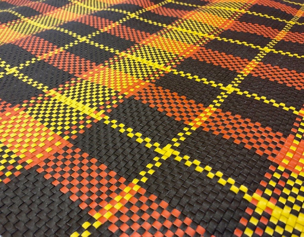 REAL Woven Leather - Solid and Custom Patterns (Tartan, Houndstooth, Custom) - Image 2