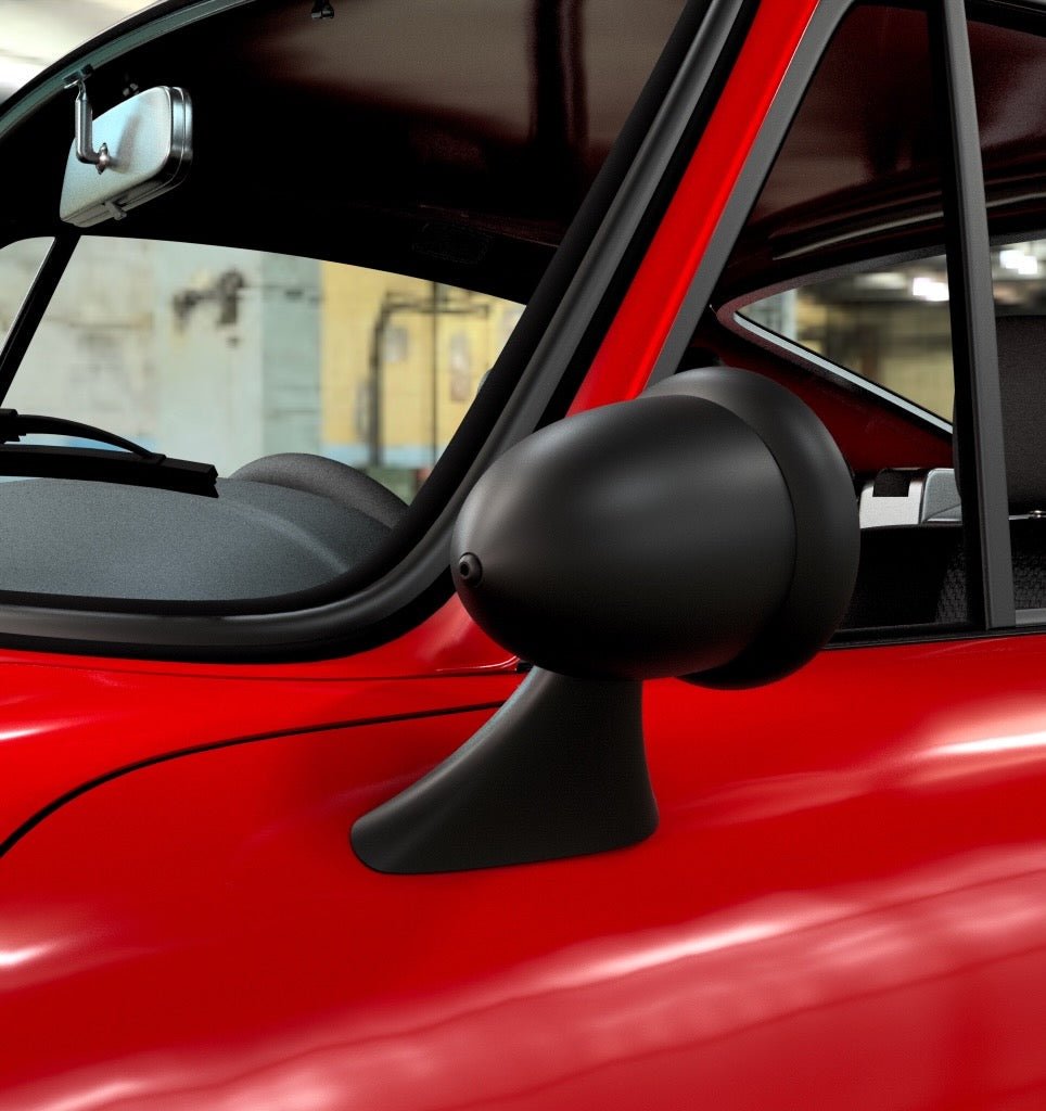 NEW! Aero Bullet Mirror — Longhood/Universal 3.0 (Porsche 911 912 914 Backdate 1965–1974, 20–71 mm) - Image 2