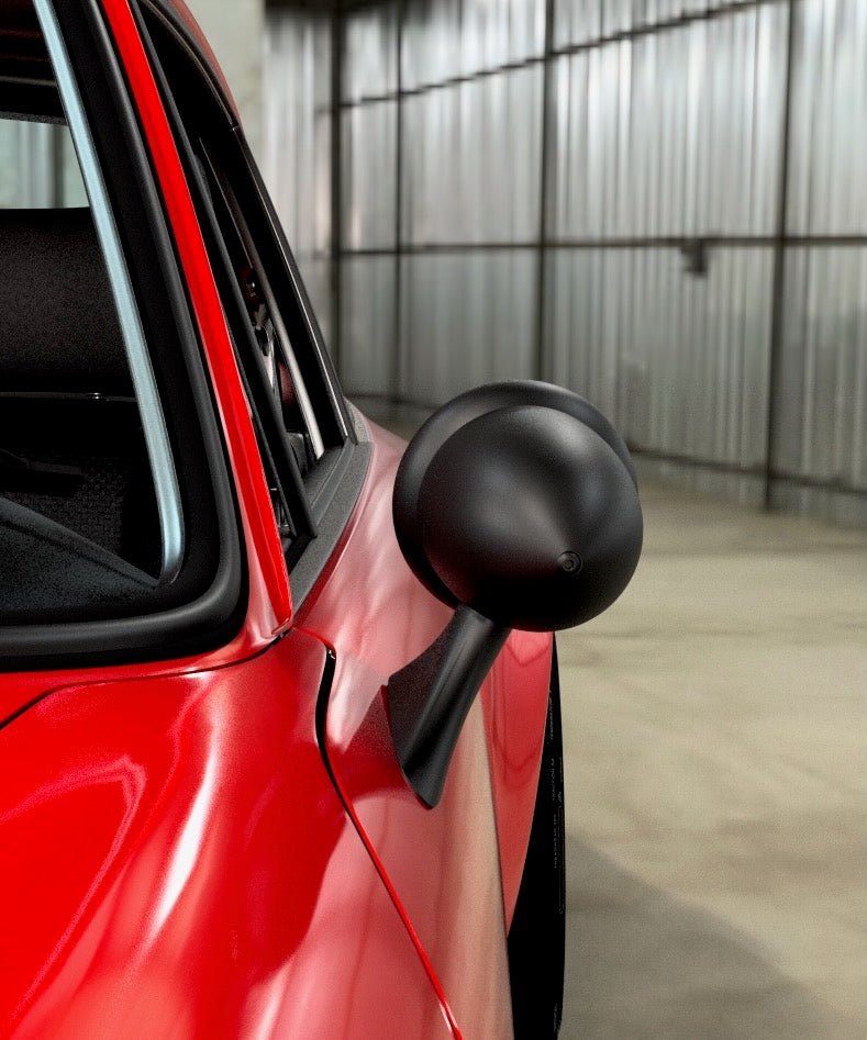 NEW! Aero Bullet Mirror — Longhood/Universal 3.0 (Porsche 911 912 914 Backdate 1965–1974, 20–71 mm) - Image 3