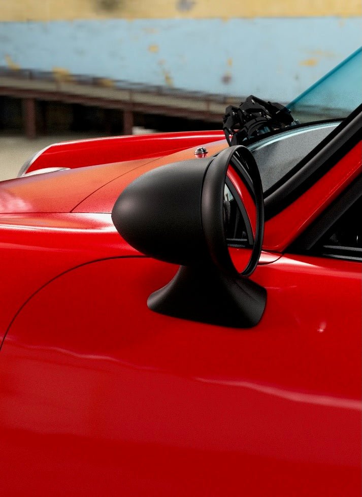 NEW! Aero Bullet Mirror — Longhood/Universal 3.0 (Porsche 911 912 914 Backdate 1965–1974, 20–71 mm) - Image 4