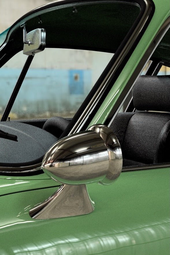 NEW! Aero Bullet Mirror — Longhood/Universal 3.0 (Porsche 911 912 914 Backdate 1965–1974, 20–71 mm) - Image 9